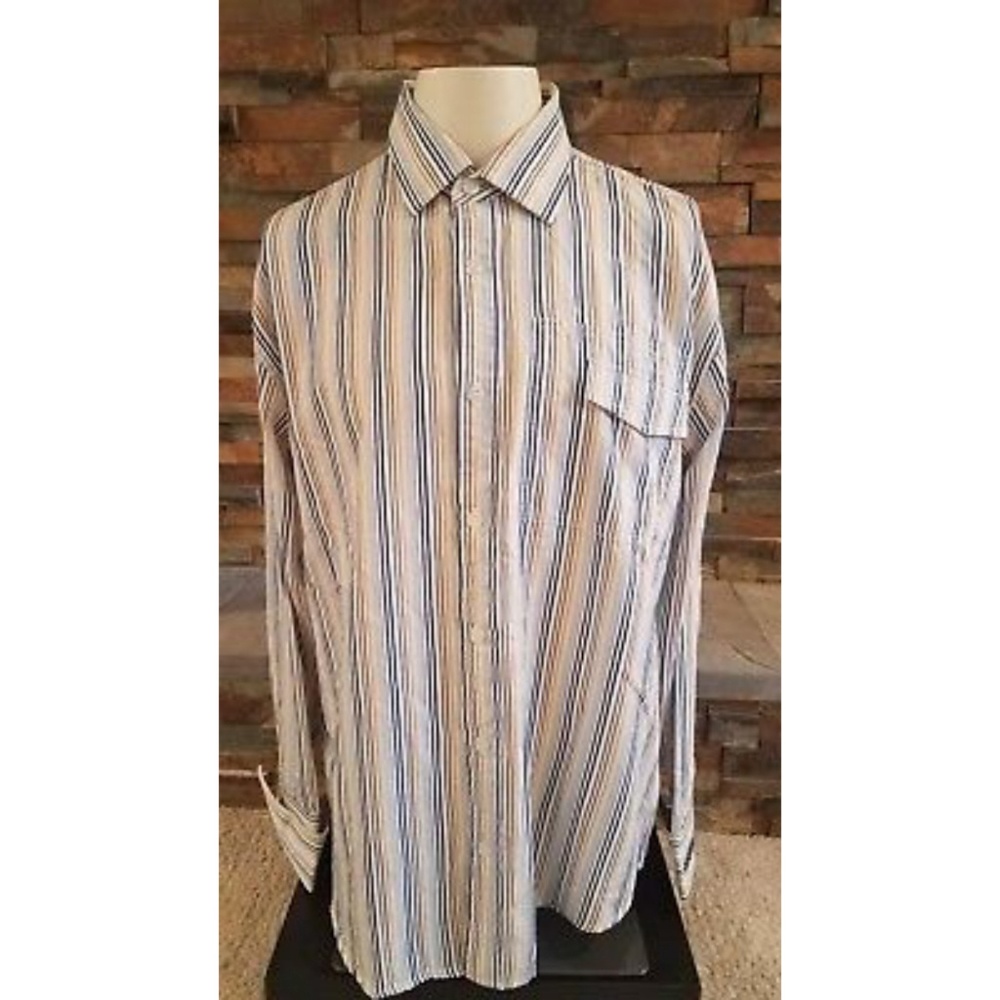 Francois Girbaud French Cuff Button Down Size (M)